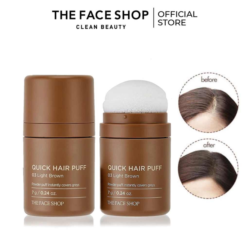 Phấn Che Khuyết Điểm Tóc THE FACE SHOP Quick Hair Puff 7g